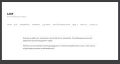 Desktop Screenshot of leef.com